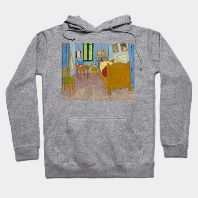 Van Gogh -The Bedroom - Digitally Remastered Hoodie by RandomGoodness